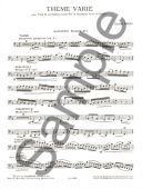 Theme Varie: Bass Trombone and Piano (Leduc) additional images 1 3