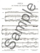 Piece En Forme De Habanera: Clarinet & Piano (Leduc) additional images 1 3