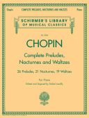 Complete Preludes Nocturnes And Waltzes: Piano (Schirmer) additional images 1 1