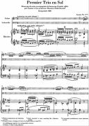 Debussy: Piano Trio: G: Violin Cello And Piano  (Henle) additional images 1 2