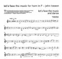 Lets Face The Music: Tenor Horn & Piano  (Iveson) (Brasswind) additional images 1 2