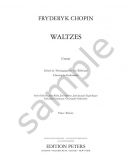 Waltzes The Complete: Piano: (New Critical Edition) Urtext (Peters) additional images 1 2