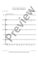 Pachelbel: Canon (Rosa Mystica): Vocal: Sssatb (unaccompanied Or With Guitar) (OUP) additional images 1 2