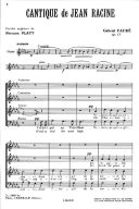 Cantique De Jean Op11: Satb: Choir Part (leduc) additional images 1 2
