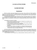 14 Jazz And Funk Etudes: Bb Instruments: Book & Audio additional images 1 3