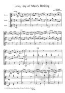 Jesu Joy Of Mans Desiring: Recorder Trio: Descant, Treble, Tenor additional images 1 2