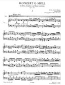 Concerto G Minor Qv5: 193: Flute & Piano (Peters) additional images 1 2
