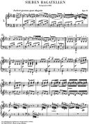 Seven Bagatelles Op 33: Piano (Henle) additional images 1 2