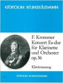 Concerto In Eb Op36: Clarinet & Piano (Kunzelmann) additional images 1 1