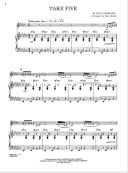 Take Five: Alto Saxophone With Piano Accompaniment Sheet additional images 1 2