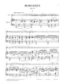 Romances For Clarinet And Piano (Henle) additional images 1 3