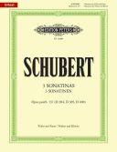 Three Sonatinas For Violin: Op. Posth. 137 ,1-3: Violin & Piano (Peters) additional images 1 1