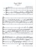 Fugue F Minor EG114: String Quartet Score & Parts (Peters) additional images 1 2