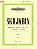 Prelude And Nocturne: Two Pieces For The Left Hand: Op 9: Piano (Peters) additional images 1 1