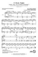 O Holy Night (with Jesu, Joy Of Man's Desiring)  SAB & Keyboard (By Adam Arr. Christopher additional images 1 2