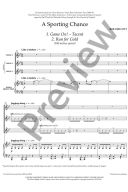A Sporting Chance; Vocal Score: Upper Voices  With Optional Parts & Brass Quintet (OUP) additional images 1 2