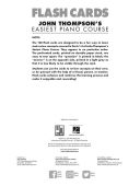 John Thompson's Easiest Piano Course: Flash Cards additional images 1 2