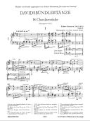Davidsbundlertanze Op.6: Piano (Peters) additional images 1 2