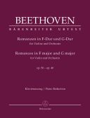 2 Romances G Major And F Major Op 40 & Op50: Violin & Piano (Barenreiter) additional images 1 1
