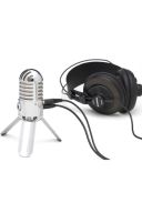 Samson Meteor USB Microphone Chrome Plated Body With Fold-Back Legs additional images 1 3