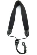 Rico SJA18 Soprano Or Alto Sax Padded Saxophone Strap: Plastic Snap Hook additional images 1 1