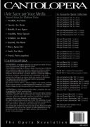 Various: Arie Sacre (Cantolopera) Medium Voice And Piano: Book & Cd additional images 2 1