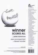 Winner Scores All: Descant Recorder Piano Accompaniment additional images 1 1