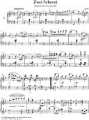2 Scherzi B Flat Major And D Flat Major D 593 (Henle) additional images 1 2