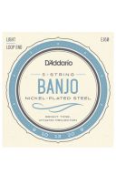 D'Addario EJ60 5 String Banjo Loop End Set Light 9-20 additional images 1 1