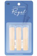 Royal By D'Addario Alto Saxophone Reeds (3 Pack) additional images 1 1