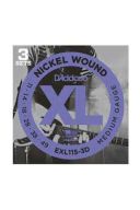 D'Addario Electric Guitar EXL1153D Medium 11-49 - 3 Pack additional images 1 1