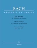 3 Sonatas: Bwv1027-1029: Cello & Harpsichord (Barenreiter) additional images 1 1
