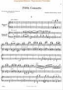 Piano Concerto No.5 In F Op.103 (2 Piano Score) (Schirmer) additional images 1 2