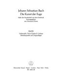 Art Of Fuge BWV1080 Cello Part (version For String Quartet) (Barenreiter) additional images 1 1