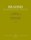 Sonata E Minor Op.38/1: Cello & Piano (Barenrieter) additional images 1 1