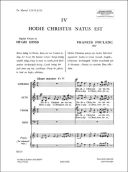 Hodie Christus Natus Est Choeur: Vocal Score Satb additional images 1 2