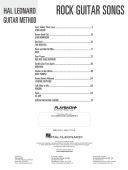 Hal Leonard Guitar Method: Rock Guitar Songs Book & Audio additional images 1 2