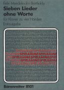 Songs Without Words Op.62/ 1-6 & Op.67/ 1 Arr. Piano Duet (Barenreiter) additional images 1 1