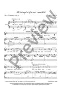 All Things Bright And Beautiful: Vocal Satb (John Rutter Anniversary Edition) (OUP) additional images 1 2