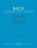 Concerto G minor No. 7 BWV 1058 for Keyboard : Large Score Paperback: (Barenreiter additional images 1 1