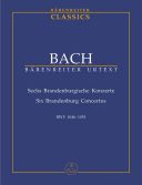 Brandenburg Concerto No.1 - 6, complete (BWV 1046-1051) (Urtext).: Study score: (Barenreiter) additional images 1 1