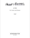 a due (1997). : Viola: (Barenreiter) additional images 1 1