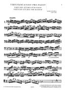 Virtuoso Studies for Bassoon (Cz). : Bassoon: (Barenreiter) additional images 1 2