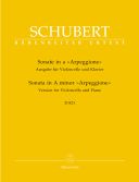 Sonata for Arpeggione in A minor (D.821) arranged for Cello. : Cello: (Barenreiter) additional images 1 1