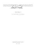 Sonata II for Cello and Piano (1983). : Cello: (Barenreiter) additional images 1 1