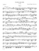 Trio Sonata in E-flat (Tafelmusik No.1 1733) (TWV 42: Es1) (Urtext) : 2 Violins & Piano: (Barenreite additional images 1 2