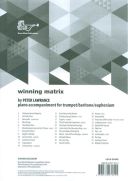 Winning Matrix For Trumpet/ Baritone/Euph: Piano Accompaniment (Lawrance) additional images 1 1