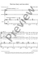 Not too fast, not too slow: CBar & piano (OUP) additional images 1 2