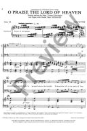 O praise the Lord of heaven: SATB double choir, brass ensemble, & organ: (OUP) additional images 1 2