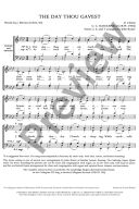 The day thou gavest: SATB & organ: (OUP) additional images 1 2